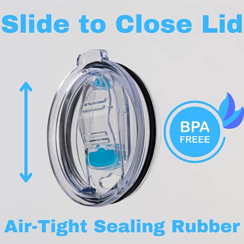 Be Burgundy Personalized Tumbler with Engraved Name - 12 Designs, 20 Oz Coffee Tumbler with Slider Lid, Black - Double Wall Insulated, Personalized Gifts for Him