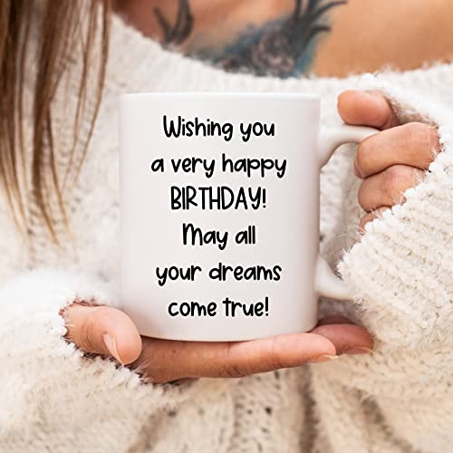 HomeBee Personalized Coffee Mug | Custom Photo Text and Logo Ceramic Mug | Customized 11 Oz Tea Cup for Men & Women | Unique Gift Idea - Taza Personalizadas Design with Picture or Message | White