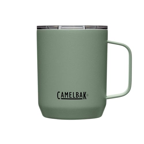 CamelBak Horizon 12oz Camp Mug - Insulated Stainless Steel - Tri-Mode Lid - Moss
