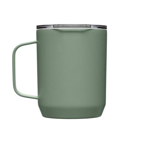 CamelBak Horizon 12oz Camp Mug - Insulated Stainless Steel - Tri-Mode Lid - Moss