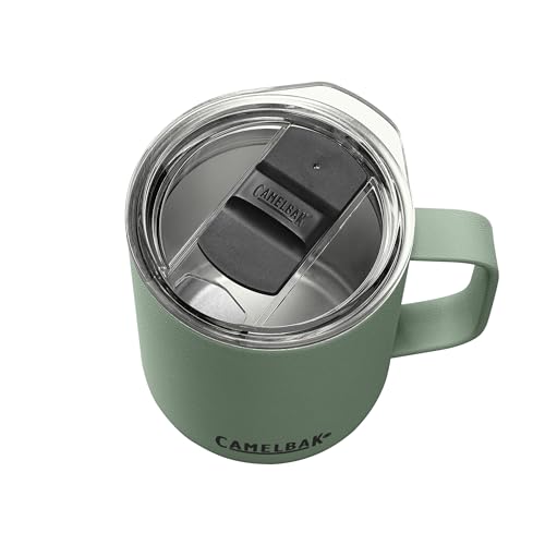 CamelBak Horizon 12oz Camp Mug - Insulated Stainless Steel - Tri-Mode Lid - Moss