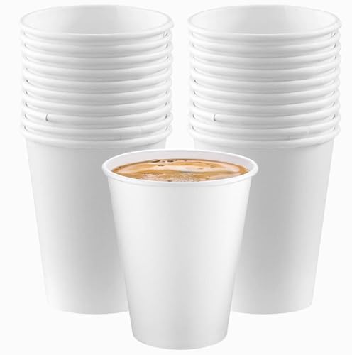 Galashield Paper Cups 10 Oz Disposable Coffee Cups Hot Cups To Go for Espresso, Hot Chocolate, Tea [50 Count]