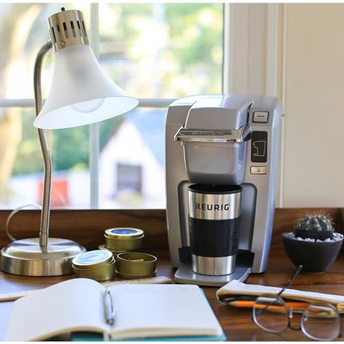 Keurig Travel Mug Fits K-Cup Pod Coffee Maker, 1 Count (Pack of 1), Stainless Steel