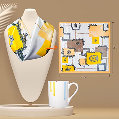 LittleBlueDeer Art Coffee Mugs for Women,Coffee Cup for Artist,Art Teacher Scarf,Artist Necklace for Girls,Art Lover Gifts for Women