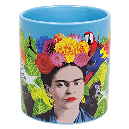 The Unemployed Philosophers Guild Frida Kahlo Dreams Mug - Sip Coffee With the Beloved Artist in Her Realm of Surrealism, Comes in Gift Box, 12 oz
