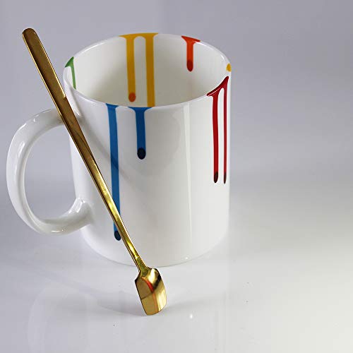 CHIEN-CHI LILI Artist Mugs for Art Lover, Novelty Art Gallery Rainbow Mug, Art Show Gifts for Women, Fun Gag Birthday Mother's Day Mug Gifts for Women Artist Art Friends, Birthday Christmas Day Gifts