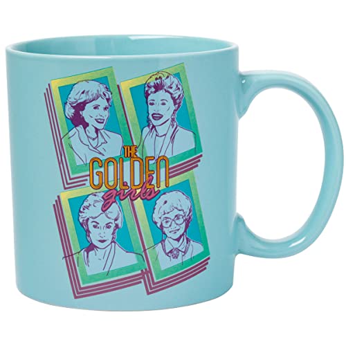Golden Girls Retro Squares Ceramic Coffee Mug