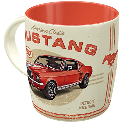 Ford Mustang 1967 Retro Coffee Mug, 330ml