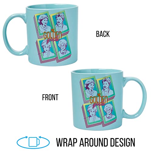 Golden Girls Retro Squares Ceramic Coffee Mug