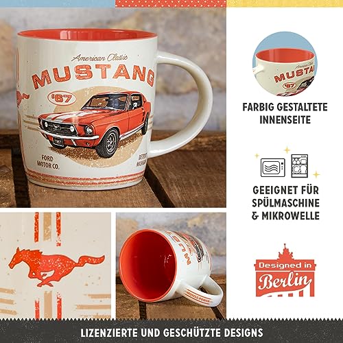 Ford Mustang 1967 Retro Coffee Mug, 330ml