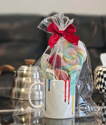 CHIEN-CHI LILI Artist Mugs for Art Lover, Novelty Art Gallery Rainbow Mug, Art Show Gifts for Women, Fun Gag Birthday Mother's Day Mug Gifts for Women Artist Art Friends, Birthday Christmas Day Gifts