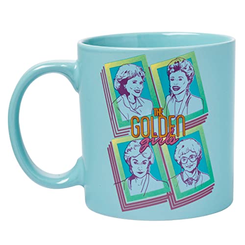 Golden Girls Retro Squares Ceramic Coffee Mug