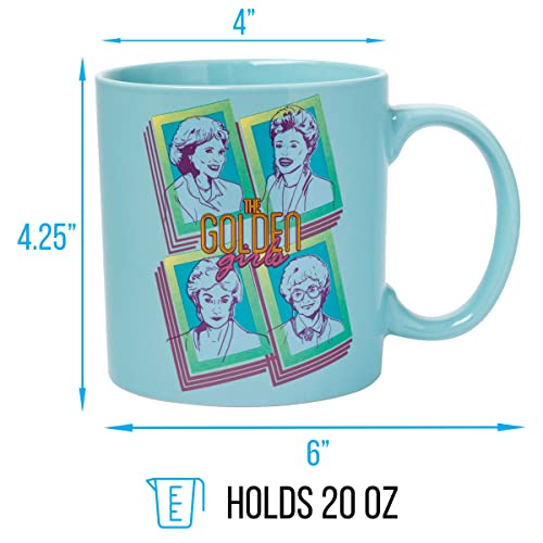 Golden Girls Retro Squares Ceramic Coffee Mug