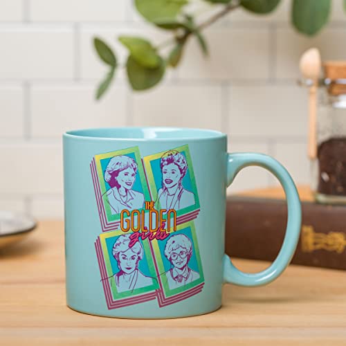 Golden Girls Retro Squares Ceramic Coffee Mug