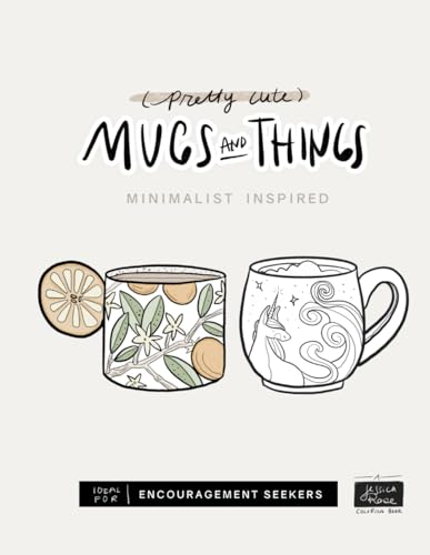 Minimalist Mugs Coloring Book for Teens and Adults