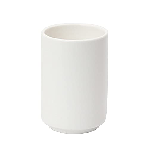 Khanjuan White Handleless Ceramic Tea and Coffee Mugs