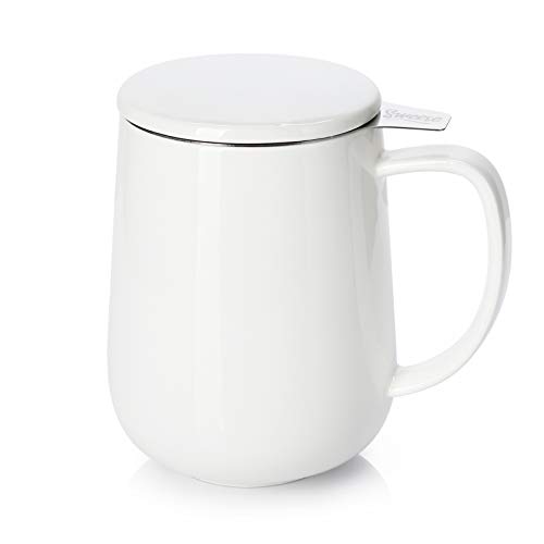 Sweese 20 oz Porcelain Tea Mug with Infuser