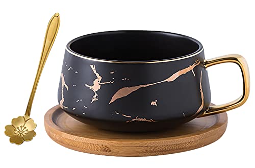 Golden Hand Print Tea and Coffee Cup Set