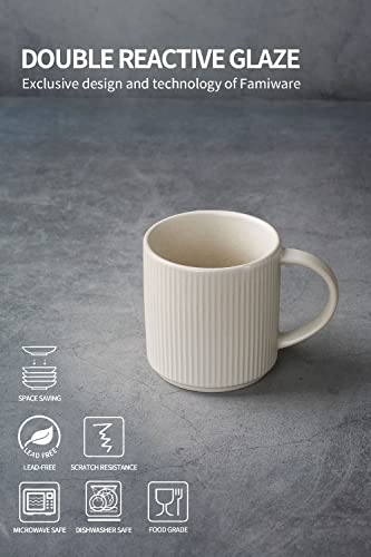 Famiware Star Coffee Mug Set for 4