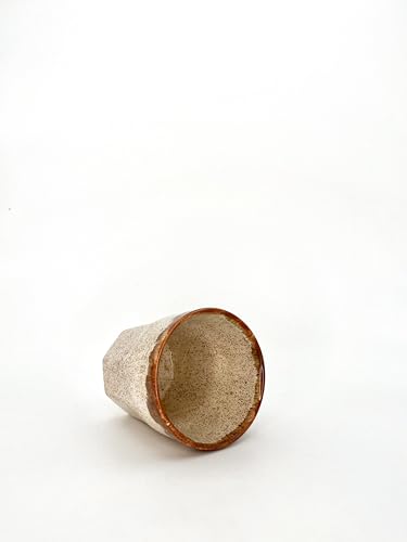 Handmade Cream 6 Oz Modern Ceramic Mug