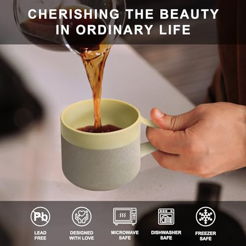 Handmade 8 oz Japanese Ceramic Coffee Mug