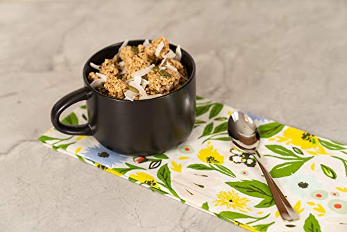 Oversized Matte Black Mug Set of 6