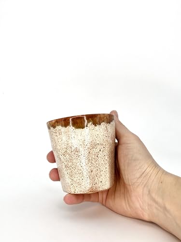 Handmade Cream 6 Oz Modern Ceramic Mug