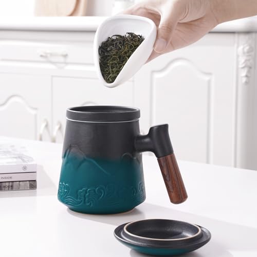 ZENS Infuser Tea Mug with Lid and Handle