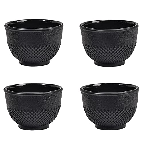 Sungmor Japanese Style Cast Iron Teacups Set