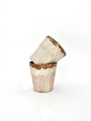 Handmade Cream 6 Oz Modern Ceramic Mug