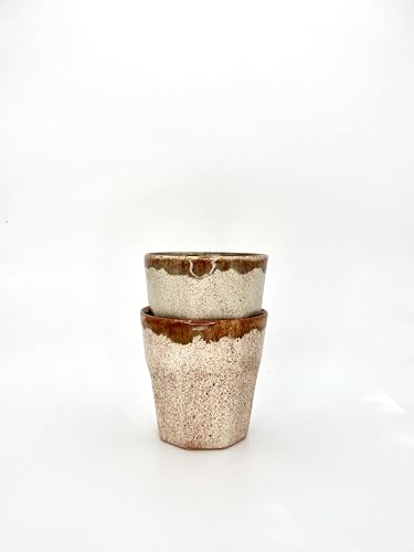 Handmade Cream 6 Oz Modern Ceramic Mug