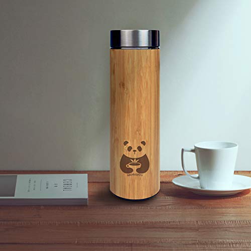 Bamboo Infuser Travel Tea Mug - 17 Ounce