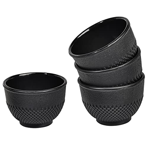 Sungmor Japanese Style Cast Iron Teacups Set