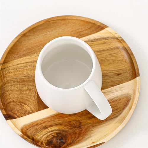 Nordic Matte Finished Ceramic Belly Mug - 400ml