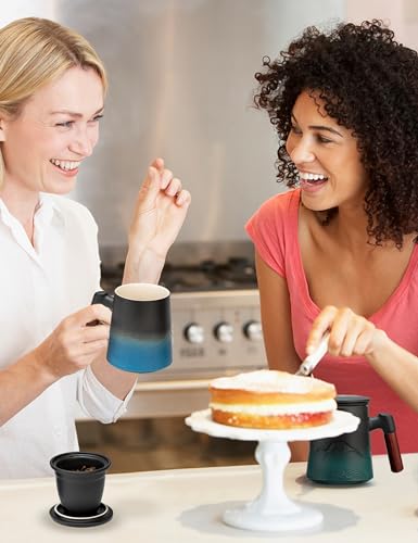 Suyika Infuser Tea Cup with Ceramic Lid
