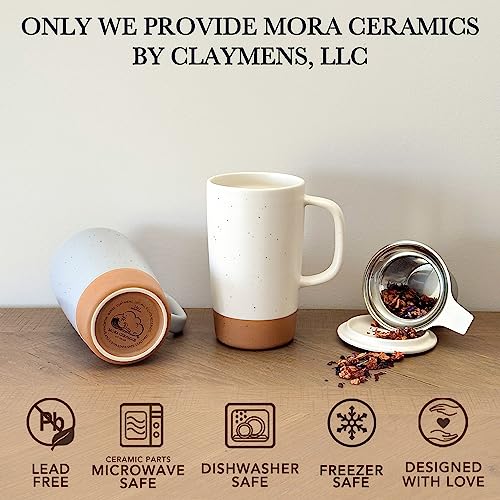Mora Ceramics Large Loose Leaf Infuser Mug