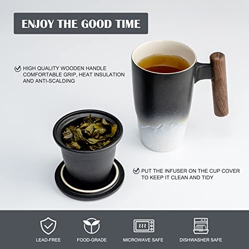 Suyika Tomotime Ceramic Tea Cup with Infuser