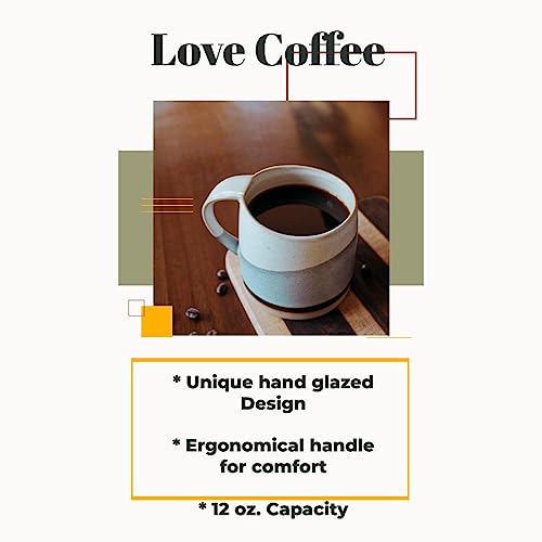 Vintage Japanese Style Ceramic Coffee Mug Set