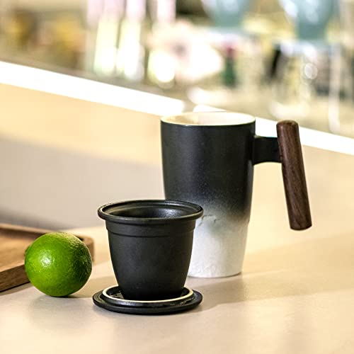 Suyika Tomotime Ceramic Tea Cup with Infuser