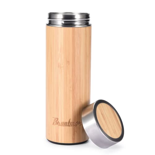 Bruntmor Bamboo Tea Infuser Bottle - 1 Piece