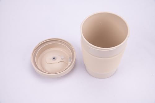 Eco-Friendly Bamboo Fiber Travel Mug with Lid