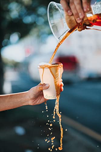 Bamboo Fiber 12oz Compostable Cups - 80 Count