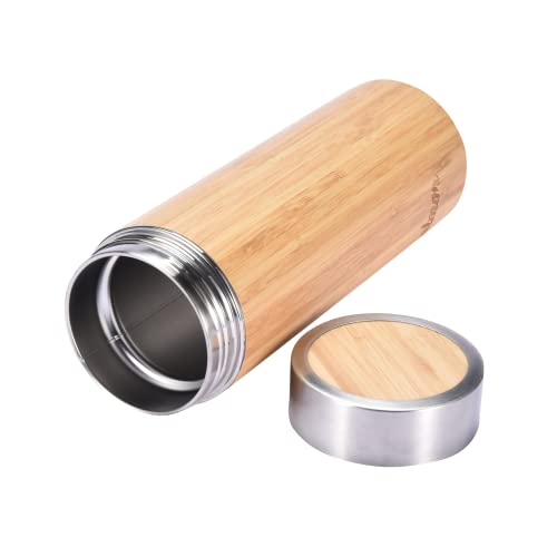 Bruntmor Bamboo Tea Infuser Bottle - 1 Piece