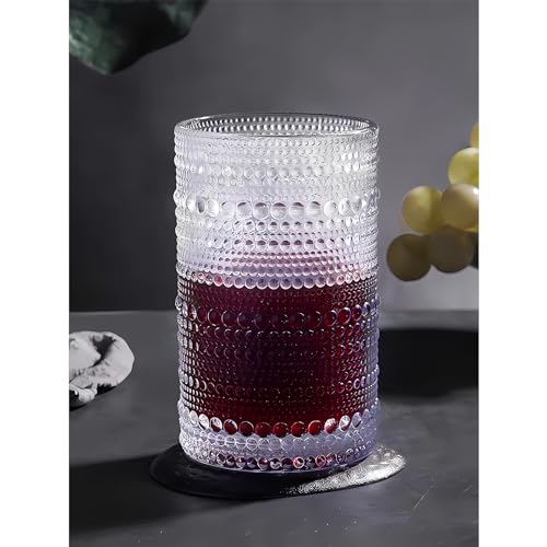 2-Pack Iced Coffee Glasses with Bamboo Lids