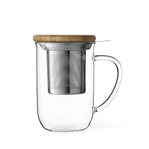 VIVA Minima Balance Glass Infuser Tea Cup