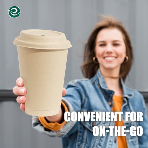 ECO SOUL Compostable 16oz Hot Cups (25 Count)