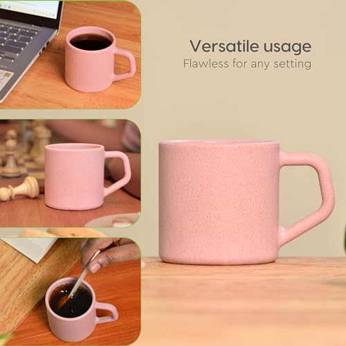Eco-Friendly Coffee Cup Set of 6 - 6.7 oz