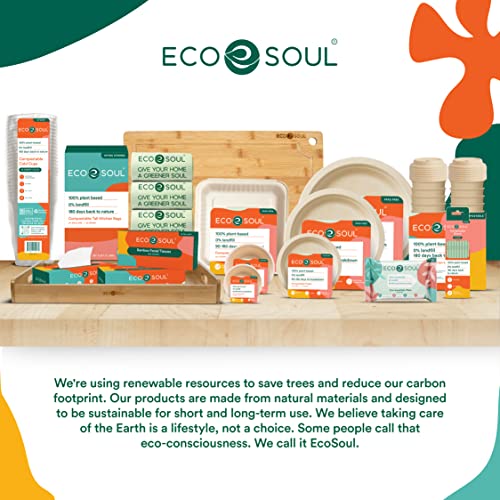 ECO SOUL Compostable 16oz Hot Cups (25 Count)