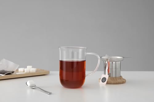 VIVA Minima Balance Glass Infuser Tea Cup