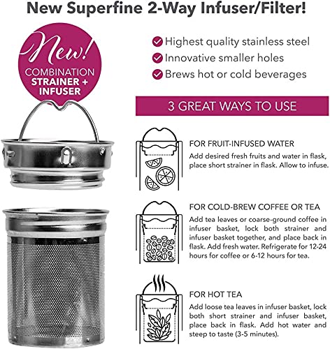 Bamboo Insulated Travel Tea Tumbler - 17oz